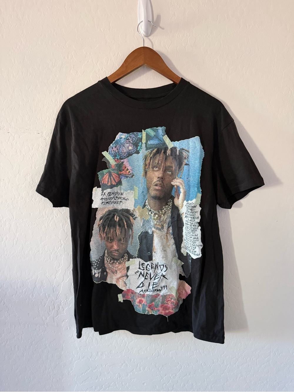 Juice WRLD 999‎ Club Legends Never Die Graphic T-Shirt Men’s Size Large